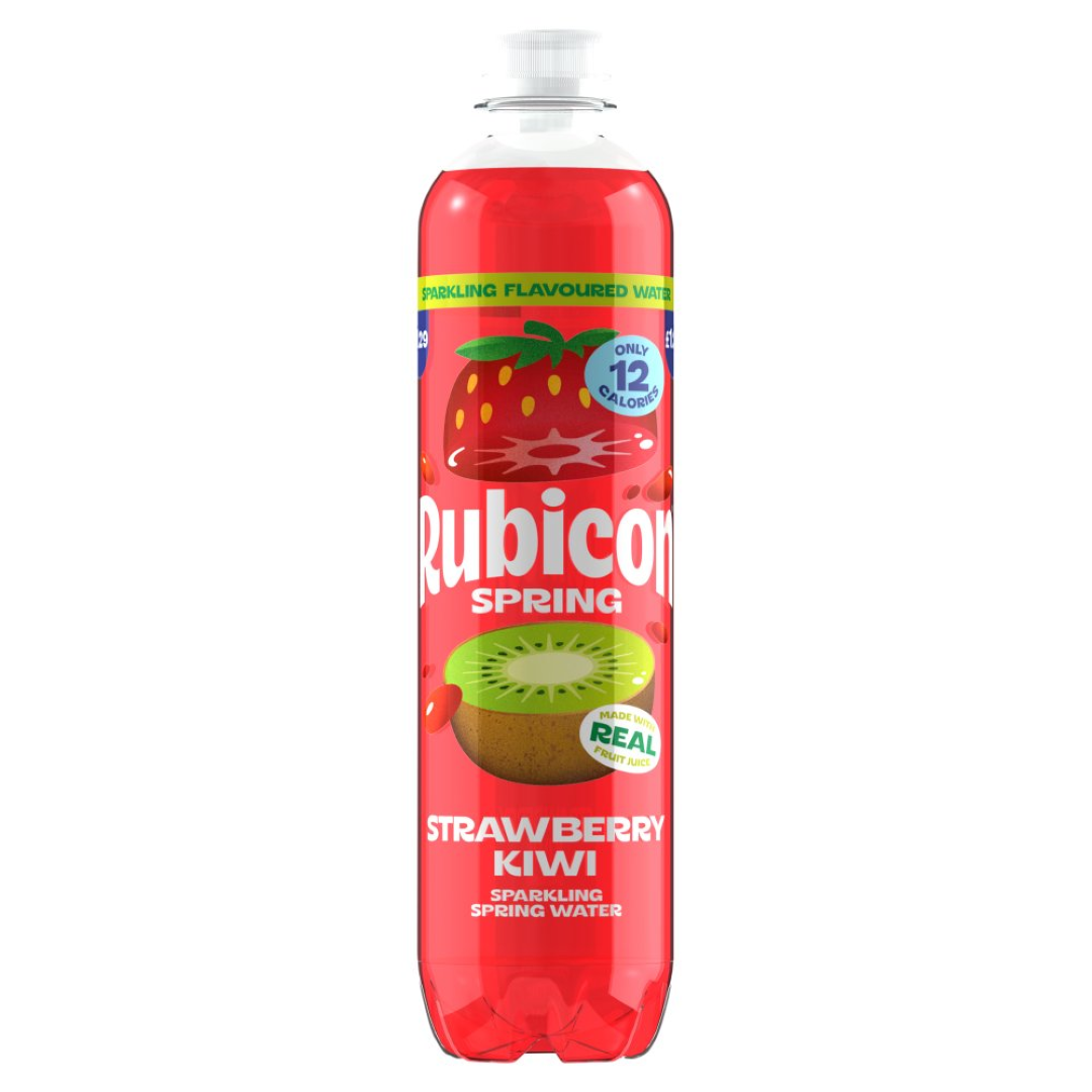 RUBICON STRAWBERRY KIWI SPARKLING WATER 500ML